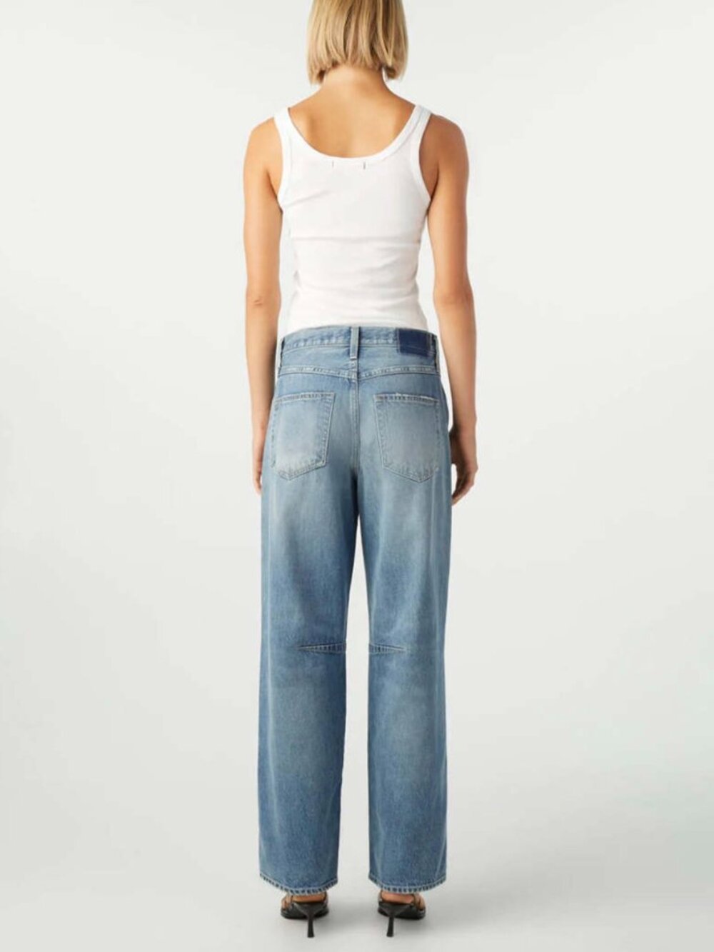 NWT AMO Sandra Baggy Jeans Cherry Bomb Wide Leg Size 30